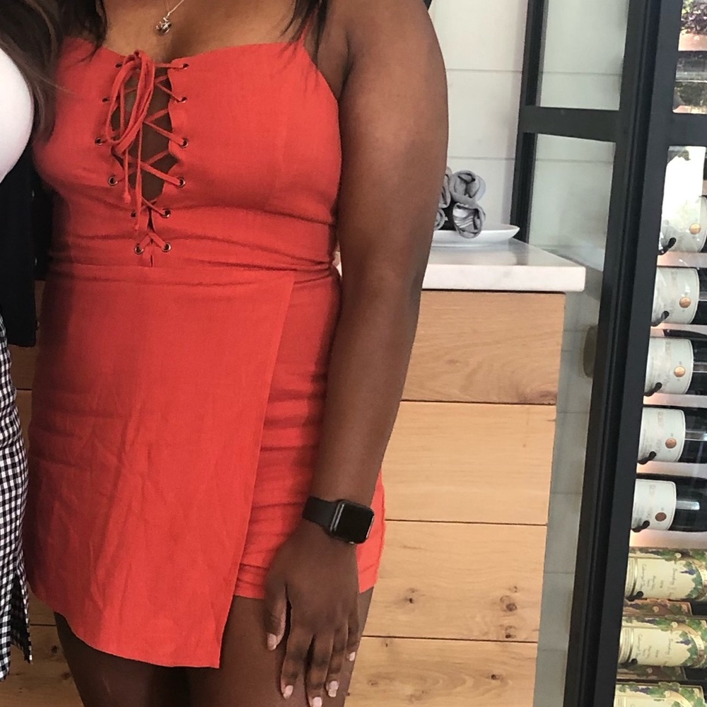 Stolen Hearts Orange Romper